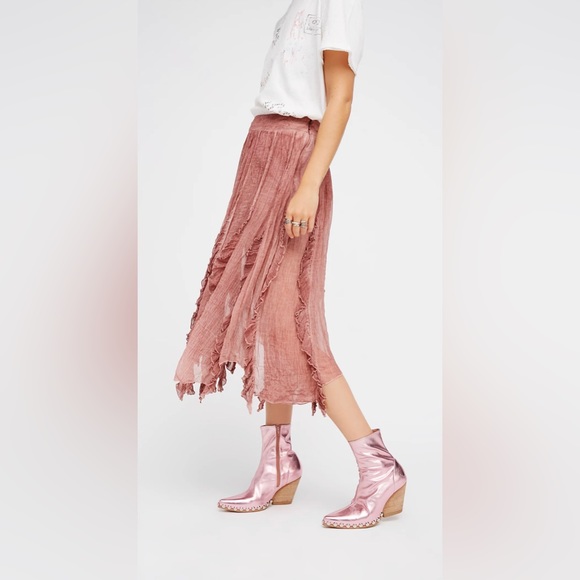 FREE PEOPLE FOLLOW ME SKIRT SIZE 2 small - Picture 6 of 9